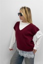 maglia asimmetrica aurora